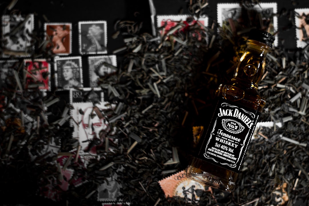 Photo whiskey bottle